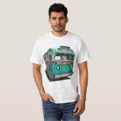 Vintager NYC Bus T-Shirt (Vorne ganz)