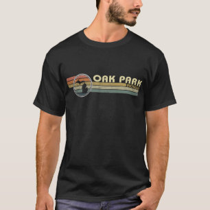 Vintager OAK PARK im Stil der 80er Jahre, MI T-Shirt