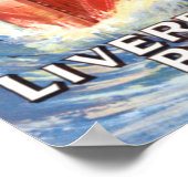 VINTAGER OCEAN LINER REISEPOSTER POSTER (Ecke)