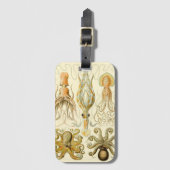 Vintager Octopus-Tintenfisch Gamochonia von Ernst Gepäckanhänger (Vorderseite Vertikal)