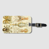 Vintager Octopus-Tintenfisch Gamochonia von Ernst Gepäckanhänger (Vorderseite (Horizontal))