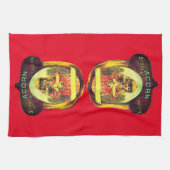 Vintager Ofenwerbung für Ofen Geschirrtuch (Horizontal)