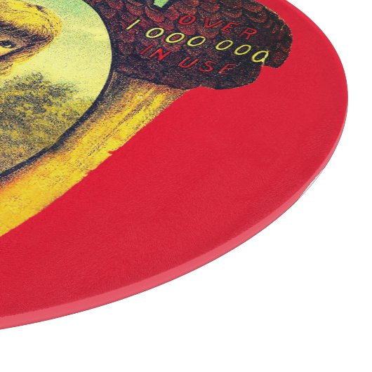 Vintager Ofenwerbung für Ofen Schneidebrett (Ecke)