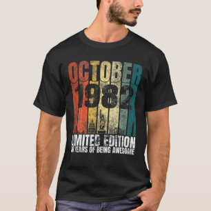 Vintager Oktober 1982 Tagesgeschenke 38 Jahre alt  T-Shirt