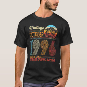 Vintager Oktober 1996 26 Jahre alt 26. Geburtstag  T-Shirt