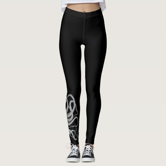 Vintager Oktopus-Druck aus Seestampunk Leggings (Vorderseite)