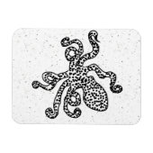Vintager Oktopus Magnet (Horizontal)
