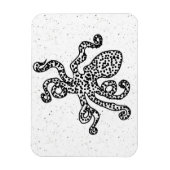 Vintager Oktopus Magnet (Vertikal)