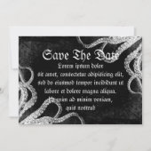 Vintager Oktopus Save The Date (Vorderseite)
