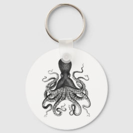 Vintager Oktopus Schlüsselanhänger