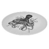 Vintager Oktopus Schneidebrett (Ecke)