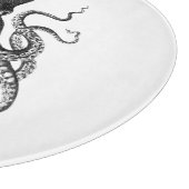 Vintager Oktopus Schneidebrett (Ecke)
