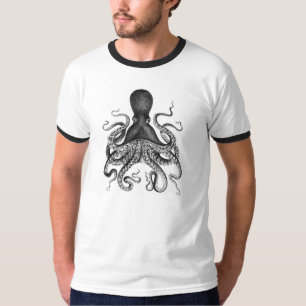 Vintager Oktopus T-Shirt