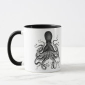 Vintager Oktopus Tasse (Links)