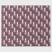 Vintager Oktopus: Unterwasser-Muster-Splendor Geschenkpapier (Flach)