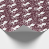 Vintager Oktopus: Unterwasser-Muster-Splendor Geschenkpapier (Ecke)