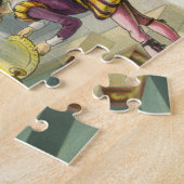 Vintager Old King Cole Kinderzimmer Rhyme Gedicht Puzzle (Seite)