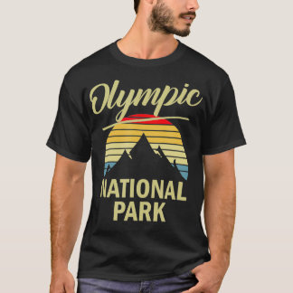 Vintager olympischer Nationalpark T-Shirt
