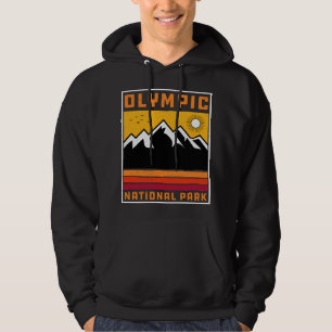 Vintager Olympischer Nationalpark Washington Souve Hoodie