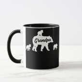 Vintager Opa Bär 3 Cubs Tasse (Links)