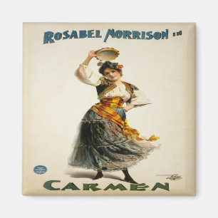 Vintager Opern-Plakat-Magnet Magnet