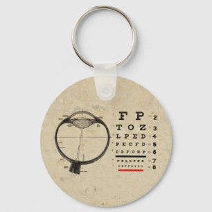 Vintager Ophthalmologist Schlüsselanhänger
