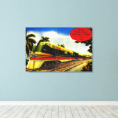 Vintager Orange Blossom Sonderzug 1939 Leinwanddruck (Insitu (Holzboden))