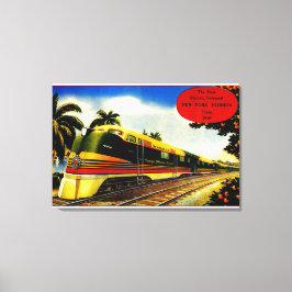 Vintager Orange Blossom Sonderzug 1939 Leinwanddruck