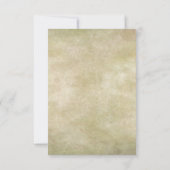 Vintager Orientalischer Bambus 1 Dankeskarte (Rückseite)