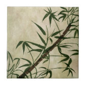 Vintager Orientalischer Bambus 1 Fliese (Vorderseite)