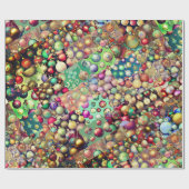 Vintager Ornament-Sampler Geschenkpapier (Flach)