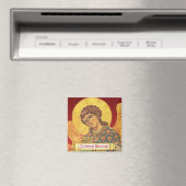 Vintager orthodoxer Ikon, Angel Gabriel Magnet (In Situ (Geschirrspüler))