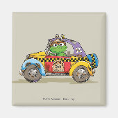 Vintager Oscar-Taxidienst Magnet (Vorne)