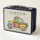 Vintager Oscar-Taxidienst Metall Lunch Box (Rückseite)