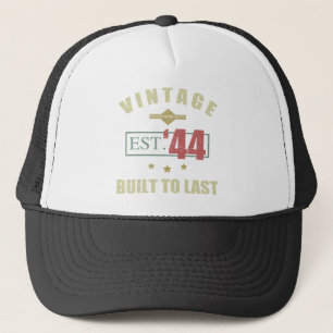 Vintager Osten. 1944 80. Geburtstag Truckerkappe