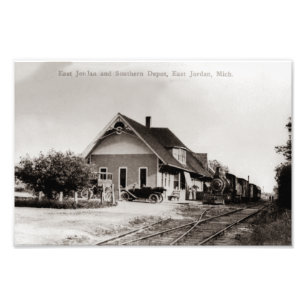 Vintager Osten Jordaniens und Südliches Depot Mich Fotodruck