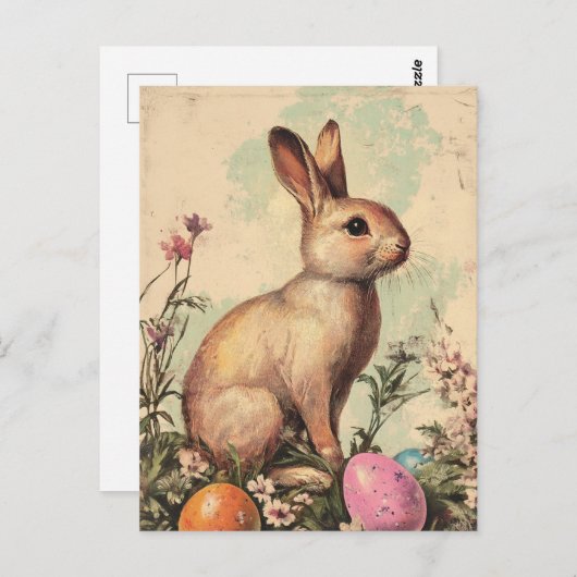 Vintager Oster Postkarte (Vorne/Hinten)