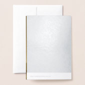 Vintager Osterangel Grüße Folienkarte (Rückseite mit Umschlag)