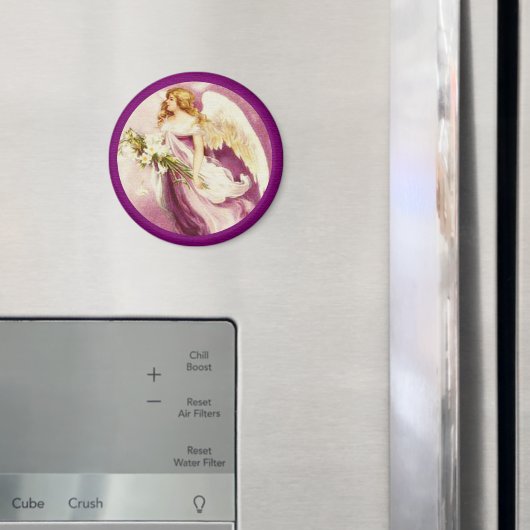 Vintager Osterangel texturiert Magnet (In Situ (Kühlschrank))