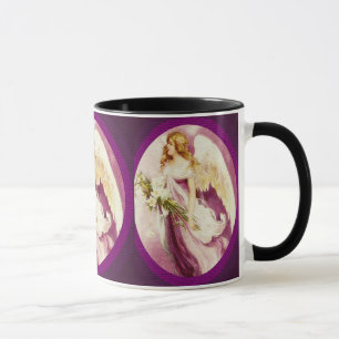 Vintager Osterangel texturiert Tasse