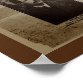 Vintager Osteraufstieg Poster (Ecke)