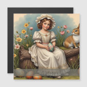 Vintager Osterbaum Magnetkarte (Vorne/Hinten)