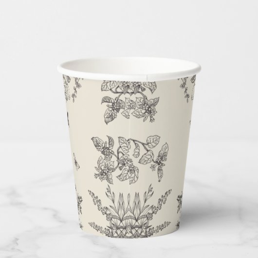 Vintager Osterduft Pappbecher (Rechts)