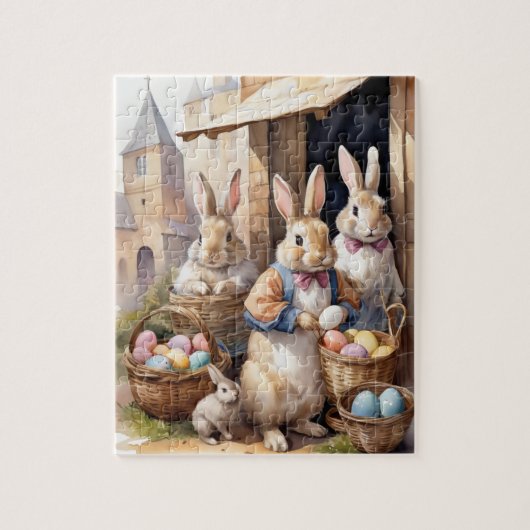 Vintager Ostereier Puzzle (Vertikal)