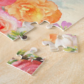 Vintager Osterfrühling und Ei Puzzle (Seite)