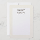 Vintager Ostergruß (Rückseite)