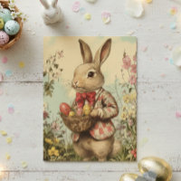 Vintager Osterhase in Jacket