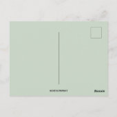 Vintager Osterhase mit SchirmOstern Postkarte (Rückseite)