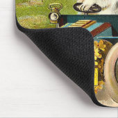 Vintager Osterhase Mousepad (Ecke)