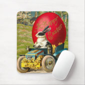 Vintager Osterhase Mousepad (Mit Mouse)